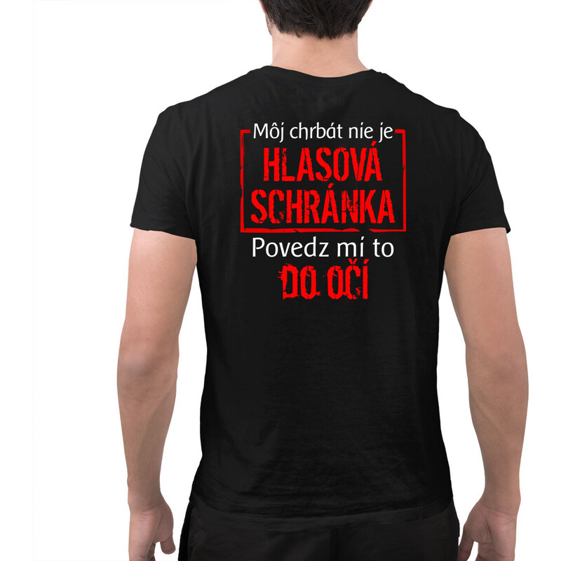 E-shop Garibald Môj chrbát nie je hlasová schránka - povedz mi to do