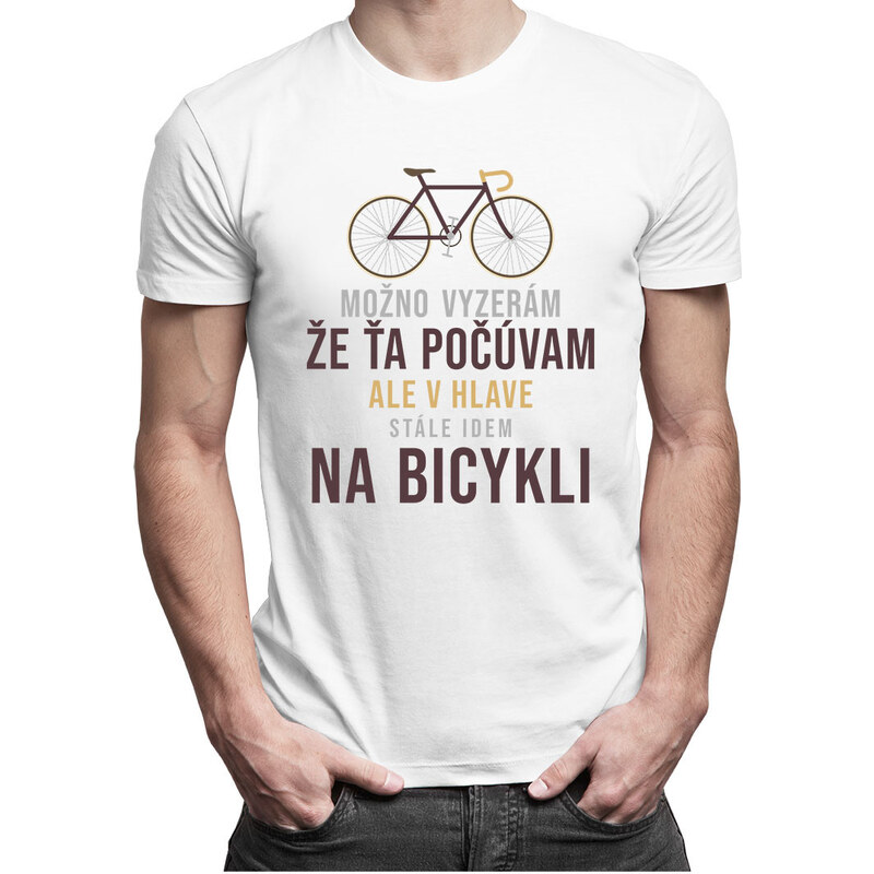 E-shop Garibald Možno vyzerám, že ťa počúvam - Pánske tričko s potlačou