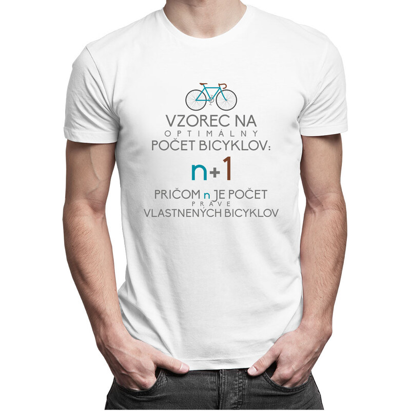 E-shop Garibald Vzorec na optimálny počet bicyklov - Pánske tričko s