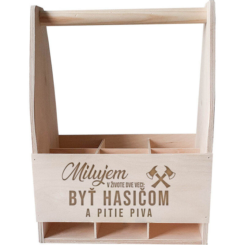 E-shop Garibald Milujem v živote dve veci: byť hasičom a pitie piva -