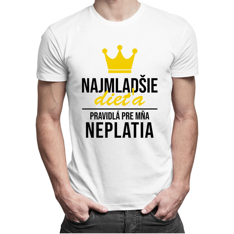 E-shop Garibald Najmladšie dieťa - pravidlá pre mňa neplatia - pánske