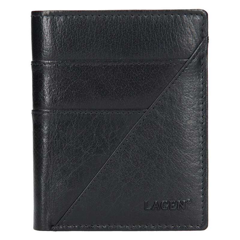 Lagen Pánska kožená peňaženka 29176 čierna 35335422