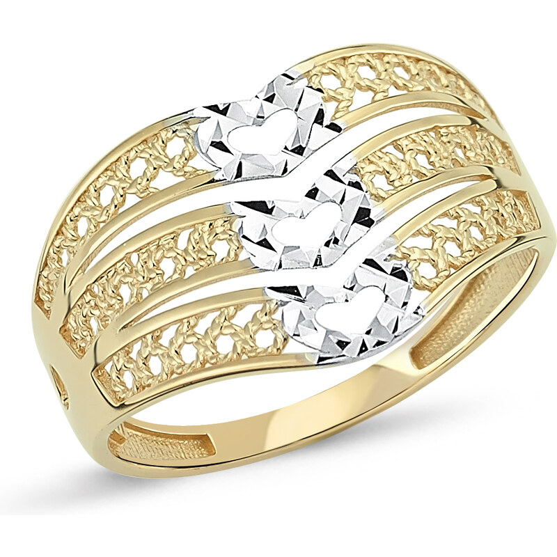 Lillian Vassago Zlatý prsteň LLV46-GR005 40899494