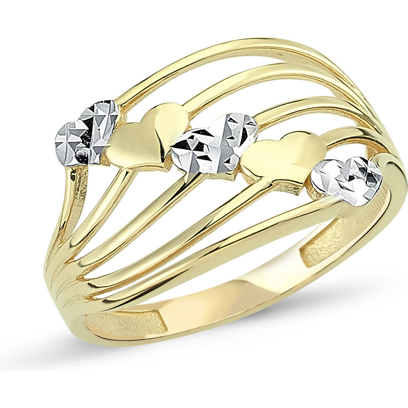 Lillian Vassago Zlatý prsteň LLV46-GR007