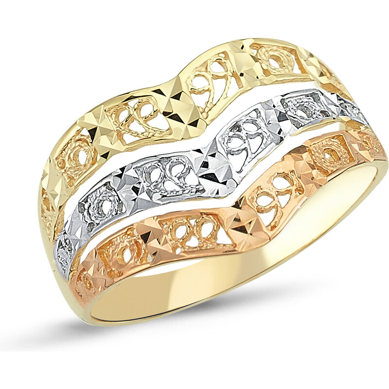 Lillian Vassago Zlatý prsteň LLV46-GR030 40952514