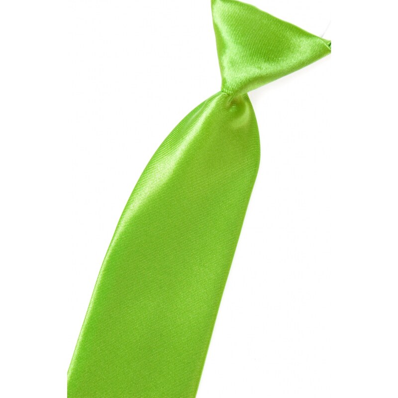 Chlapčenská kravata jasne zelená lesk Avantgard 558-780