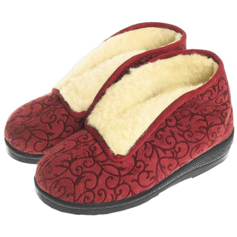 Dámske papuče na doma Vysoké teplé C54L 36460449