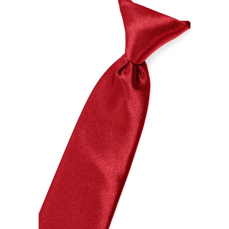 Červená chlapčenská kravata na gumičku Avantgard 558-9005