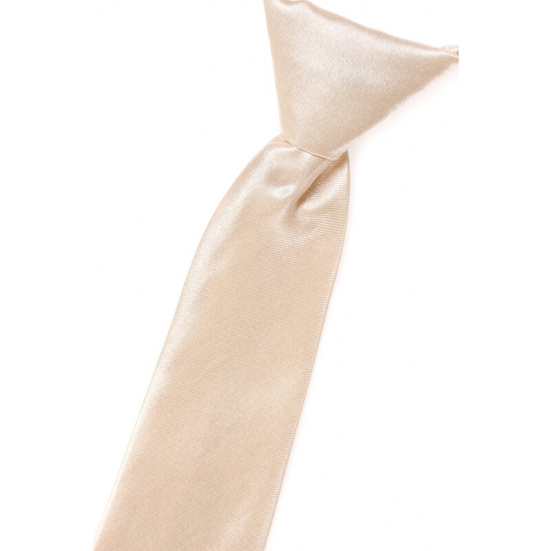 Chlapčenská kravata - Ivory lesklá Avantgard 558-9007