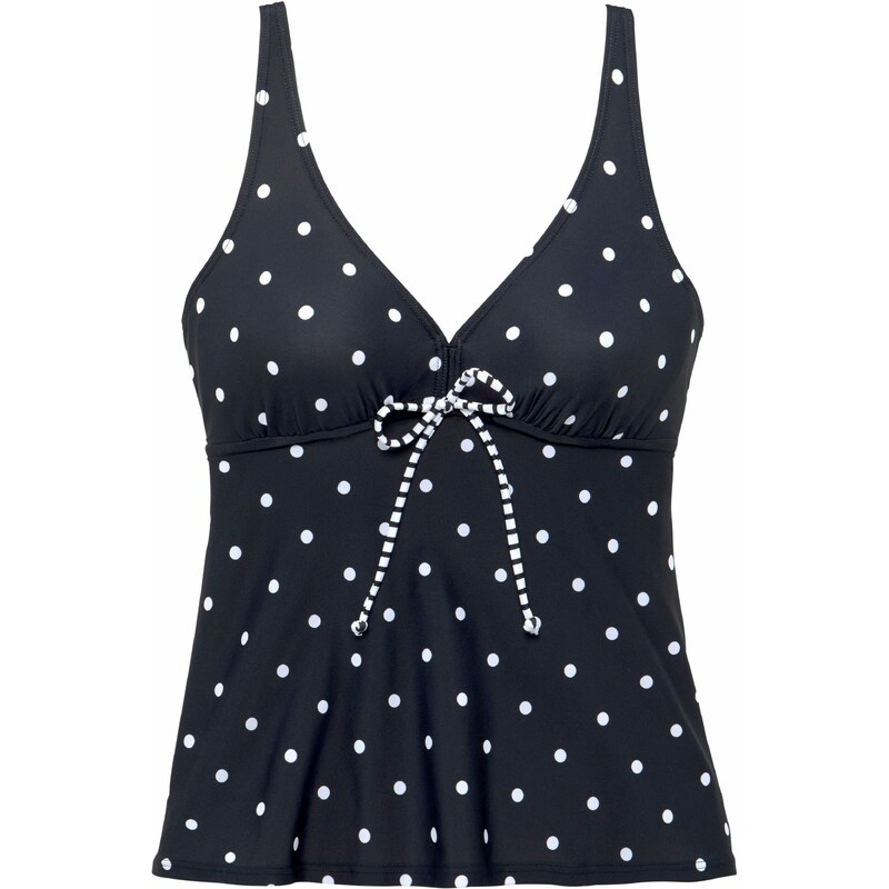 s.Oliver Tankinový top Audrey čierna / biela 54224455