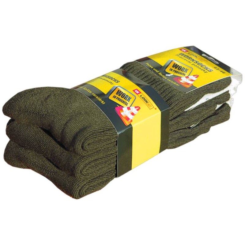 Pánske ponožky zelené Pesail 3 páry 63535348