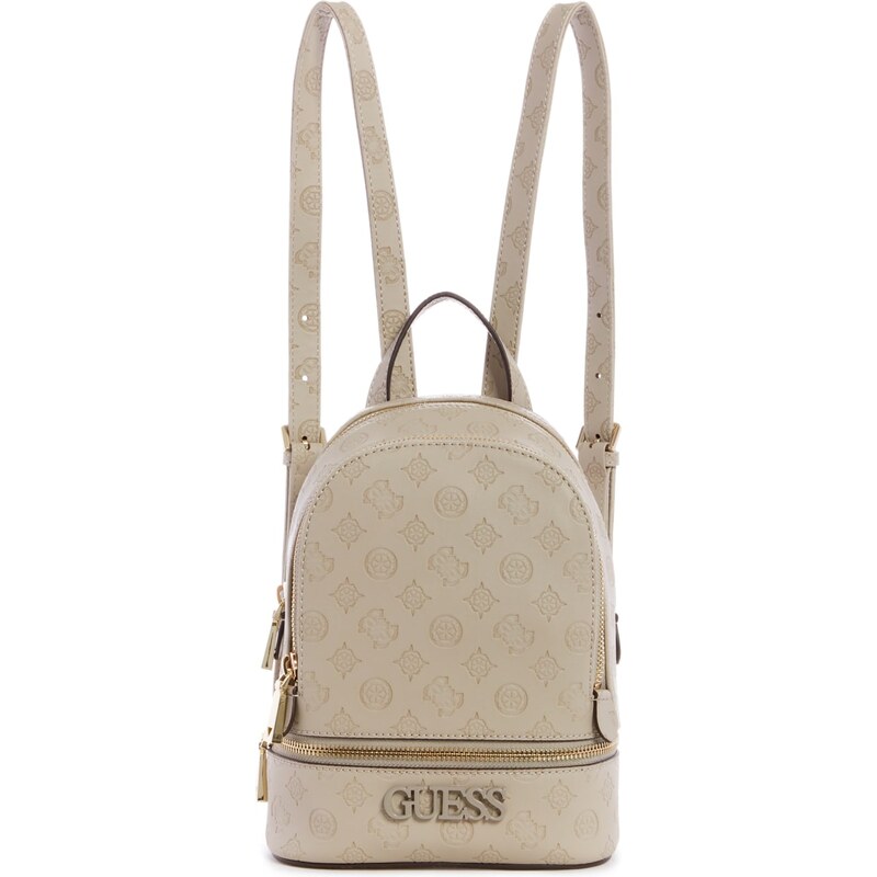 GUESS batoh Skye Debossed Logo Backpack taupe 13133000 GLAMI.sk