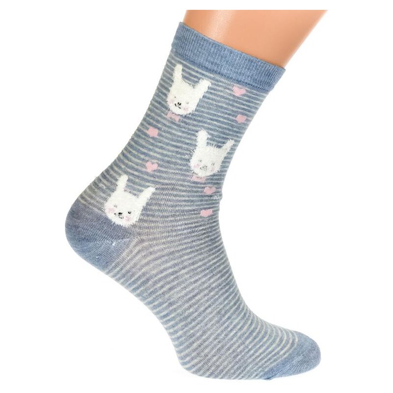 AURA.VIA Modré ponožky ANI 20856289