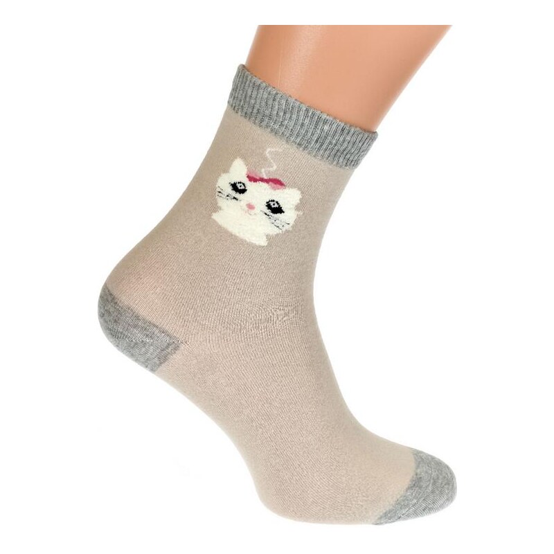 AURA.VIA Béžové ponožky ANI 20856292