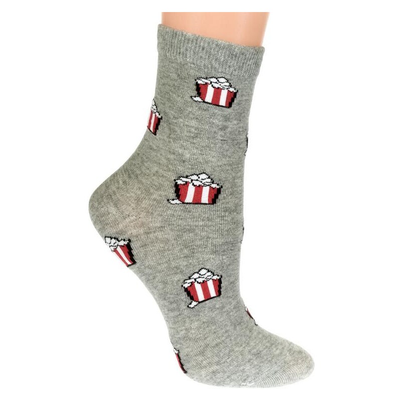 AURA.VIA Detské sivé ponožky YA-MI 20856307