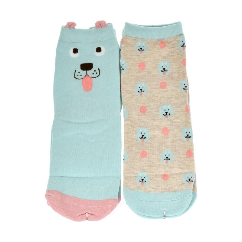 AURA.VIA Balenie dámskych tyrkysových ponožiek AIDA 20856303