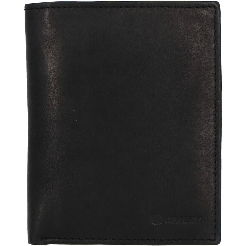 Pánska kožená peňaženka čierna - Diviley 1023MH čierna 35768396