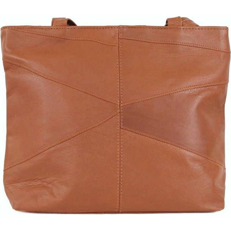 Sikora Dámska kožená kabelka AD koňak 63492395