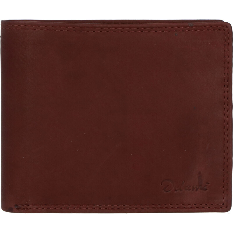 Pánska kožená peňaženka hnedá - Delami Kerman Two hnedá 20883958