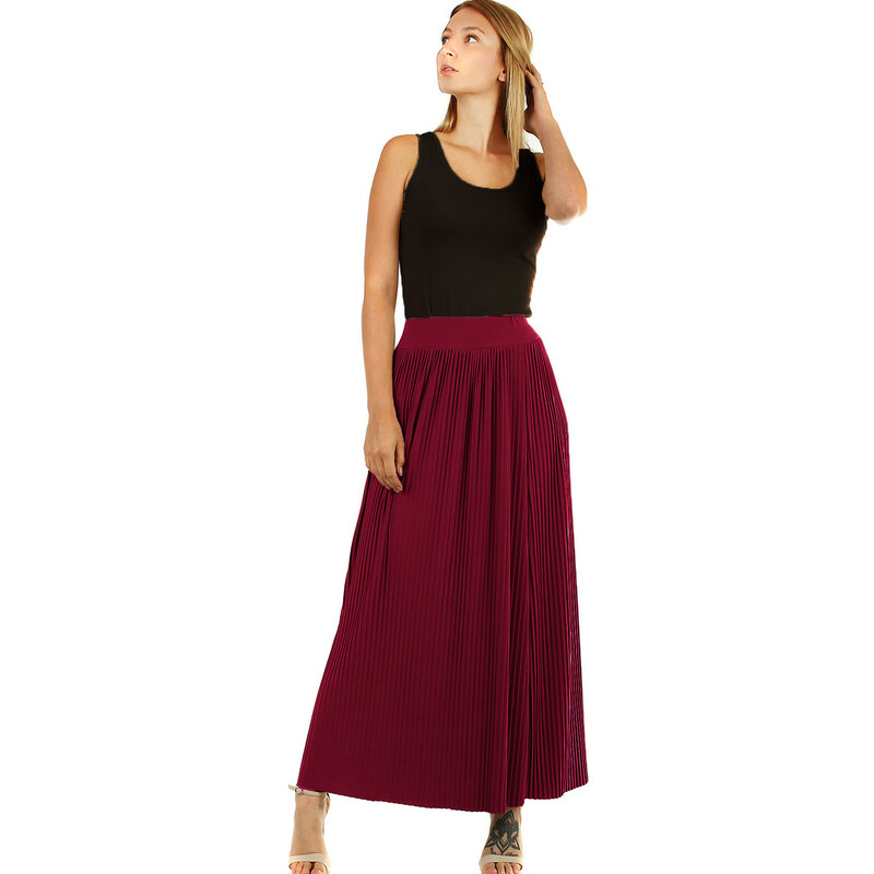 Glara Maxi sukňa dámska plisovaná 20910943