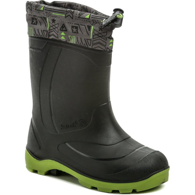 KAMIK SNOBUSTER2 čierno zelené vyteplené gumáky 21253446