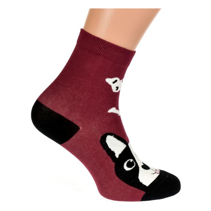 AURA.VIA Bordové ponožky BRIAN 46150758