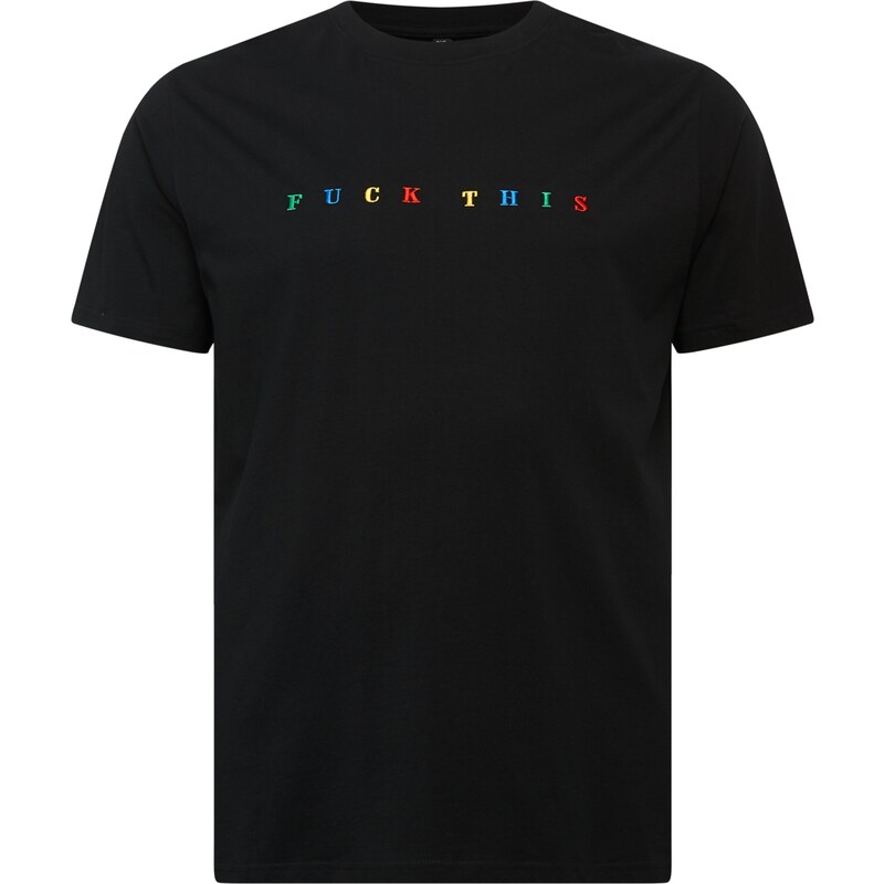 Mister Tee Tričko Fuck This modrá / žltá / zelená / červená / čierna 16061264