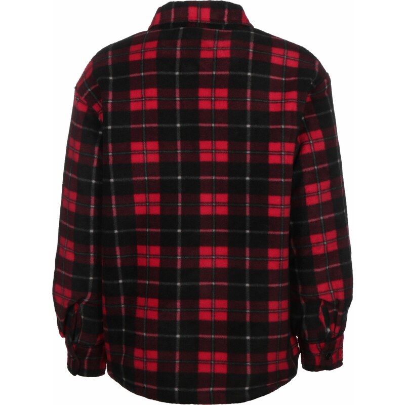 Urban Classics Prechodná bunda červená / čierna / biela