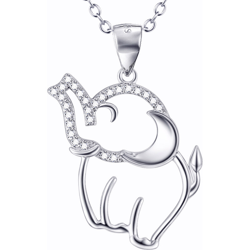 Olivie Strieborný náhrdelník SLON 4676 21224236