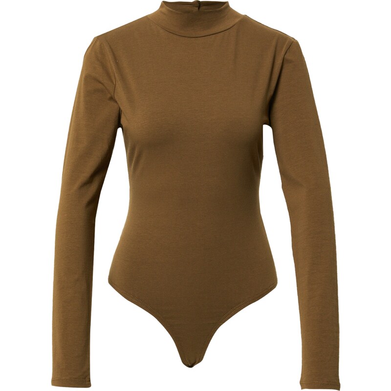 GLAMOROUS Košeľové body kaki 63238800