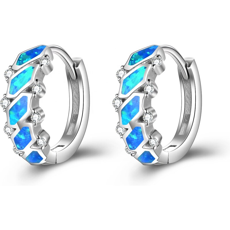 Olivie Strieborné OPÁLOVÉ KRÚŽKY 4680 21224240