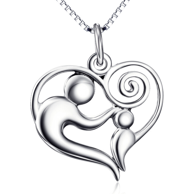 Olivie Strieborný náhrdelník RODINA 4691 21224251