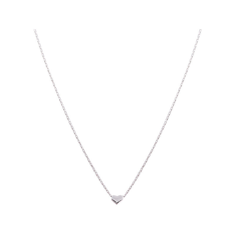 Olivie Strieborný náhrdelník SRDIEČKO 4687 21224247