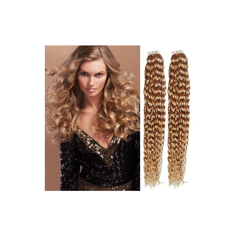 Clipinhair Vlasy pre metódu Pu Extension / Tapex / Tape Hair / Tape IN 21056916