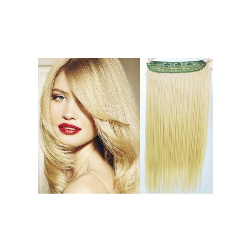 Clipinhair Clip in REMY vlasový pás 53cm rovný - najsvetlejšia blond 21057104