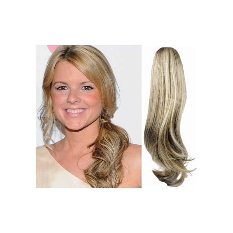 Clipinhair CLIP IN COP VLNITÝ 100% ĽUDSKÉ REMY VLASY 50CM - PLATINA 21057166