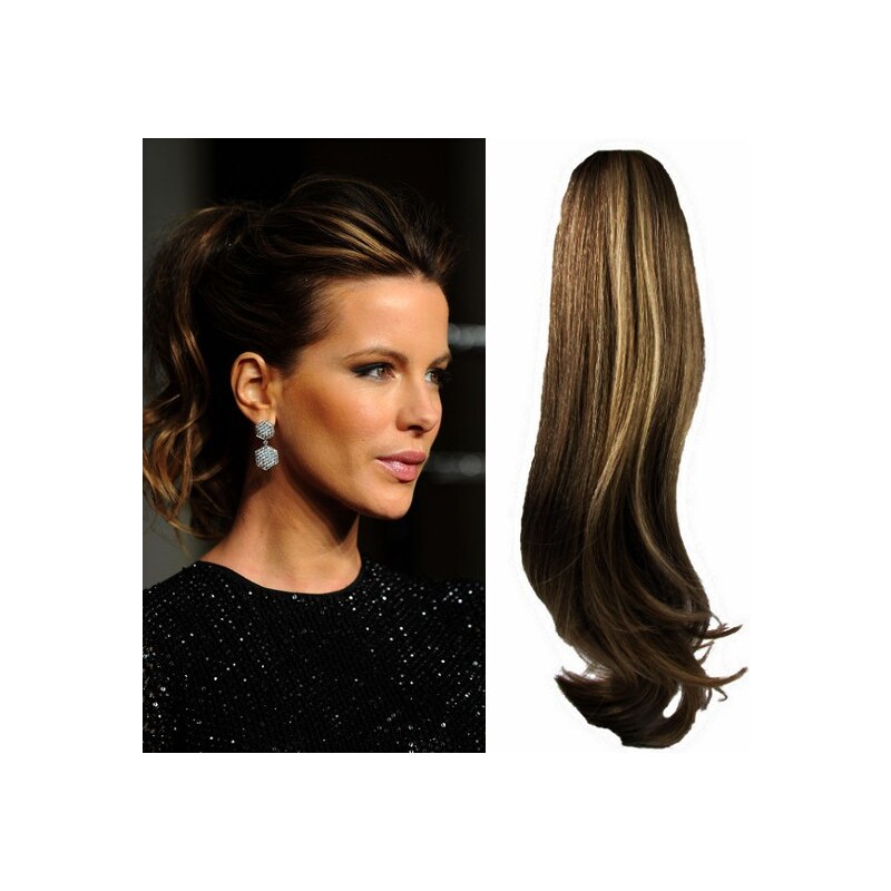 Clipinhair CLIP IN COP VLNITÝ 100% ĽUDSKÉ REMY VLASY 50CM - TMAVÝ 21057169