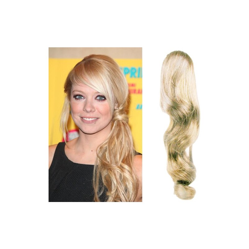 Clipinhair CLIP IN COP VLNITÝ 100% ĽUDSKÉ REMY VLASY 50CM - PLATINA 21057170