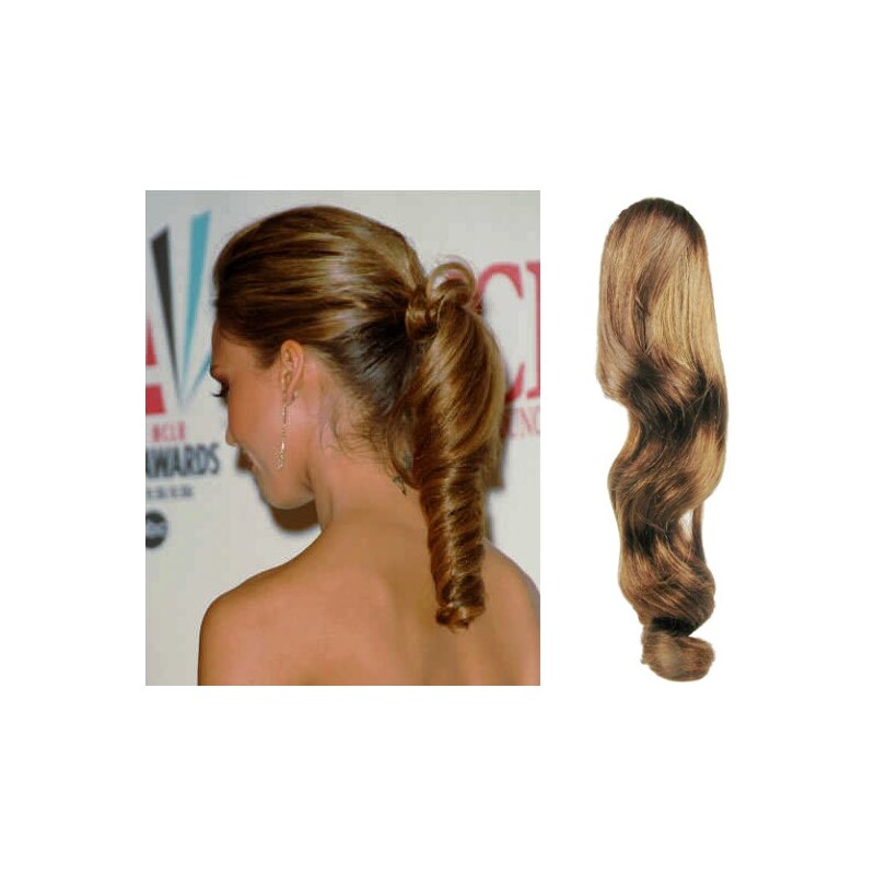 Clipinhair CLIP IN COP VLNITÝ 100% ĽUDSKÉ REMY VLASY 60CM - SVETLO 21057158