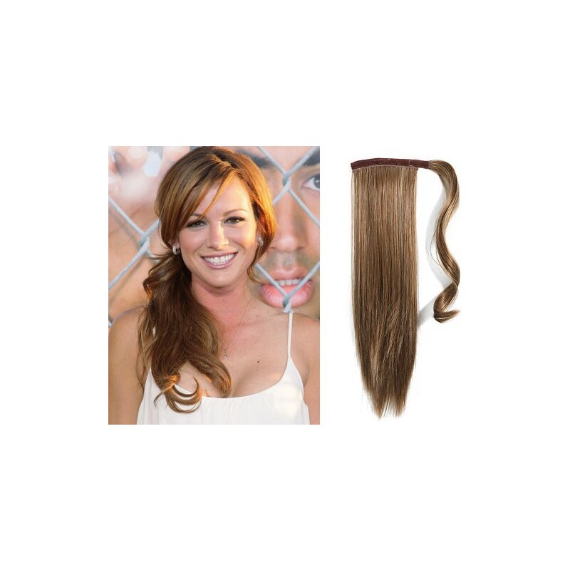 Clipinhair CLIP IN COP 100% ĽUDSKÉ REMY VLASY 60CM - SVETLO HNEDÉ 21057185