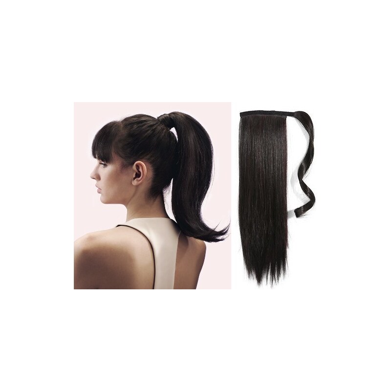 Clipinhair CLIP IN COP 100% ĽUDSKÉ REMY VLASY 60CM - PRÍRODNÁ ČIERNA 21057188