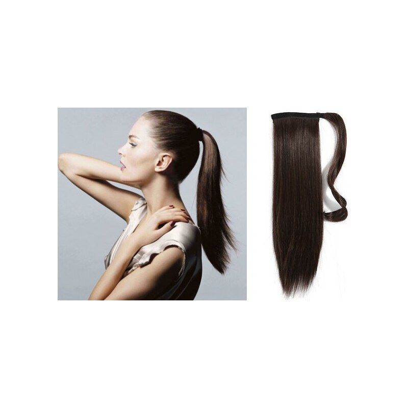 Clipinhair Clip in príčesok cop/vrkoč 100% japonský kanekalon 60cm - 21057318