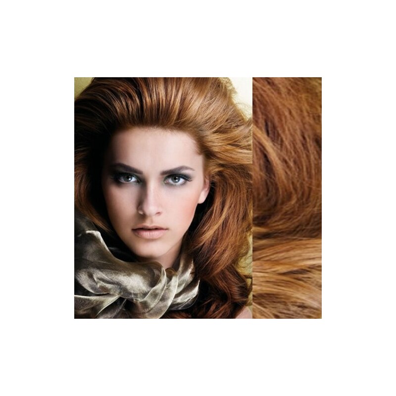 Clipinhair Clip in vlnité vlasy pravé ľudské REMY 53cm - svetlo hnedá 21057347