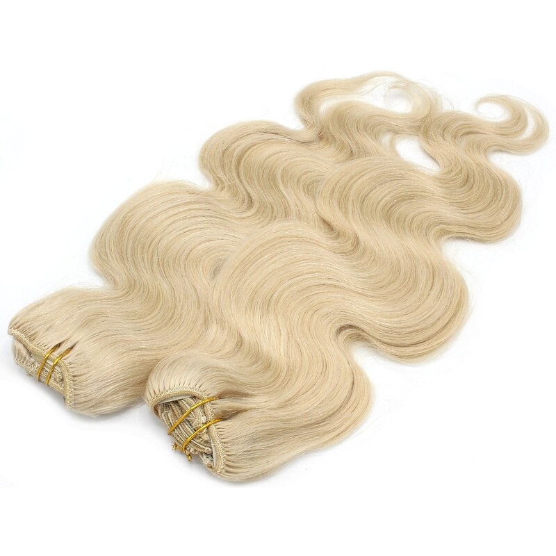 Clipinhair Vlnitý clip in maxi set 53cm pravé ľudské vlasy - REMY 200g 21057282