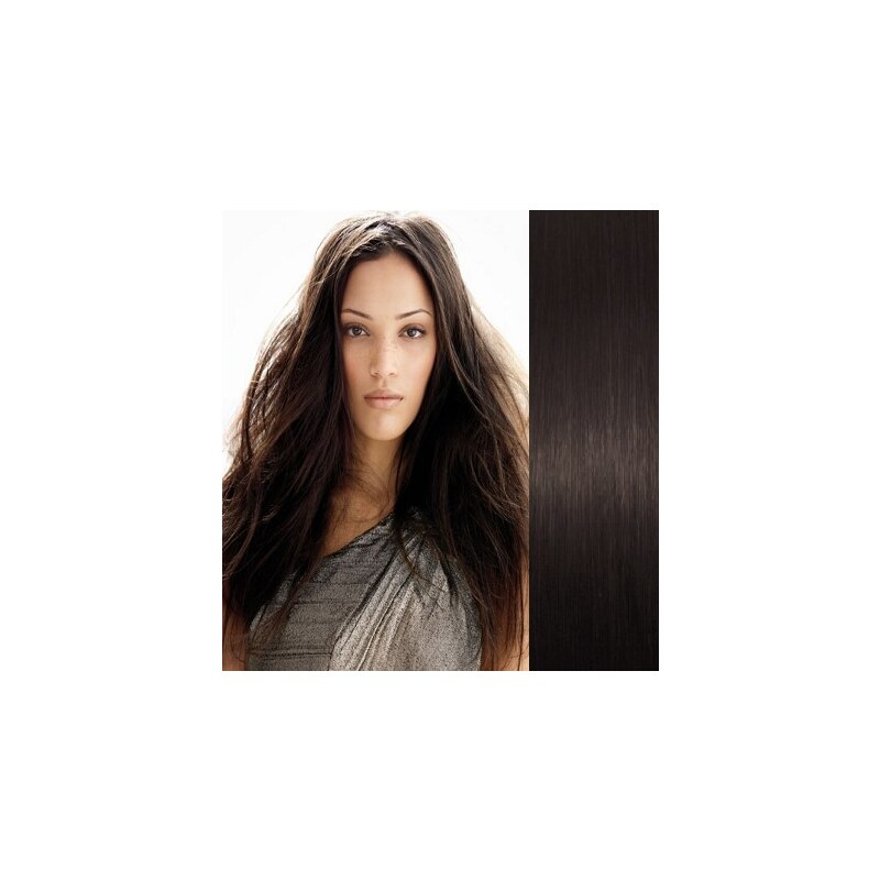 Clipinhair Clip in vlasy 53cm 100% ľudské - REMY 100g - PRÍRODNÁ 21057378