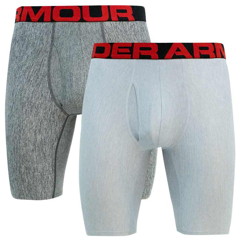 2PACK pánské boxerky Under Armour sivé (1363622 011) 43069030