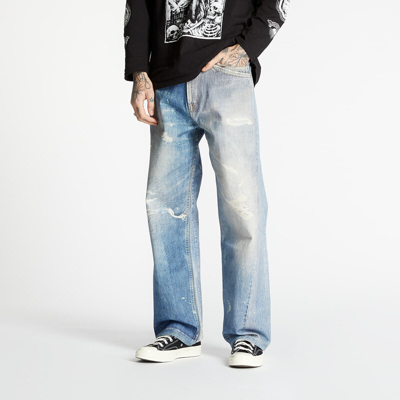 Kalhoty OUR LEGACY Digital Denim Print Blue W33/L32 66937036