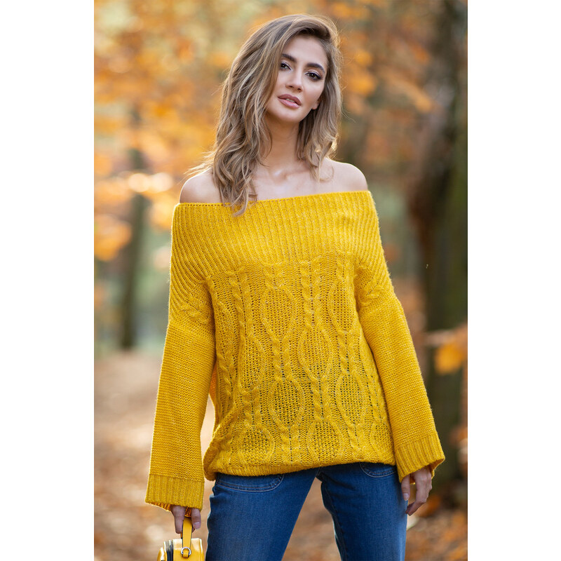 Glara Dámsky svetrík s odhalenými ramenami 36988407