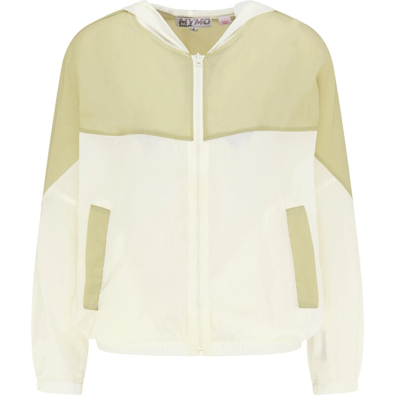 myMo ATHLSR Športová bunda olivová / biela ako vlna 63140660