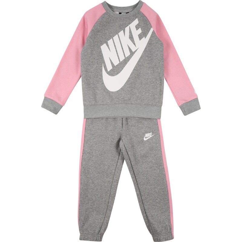 Nike Sportswear Joggingová súprava FUTURA sivá melírovaná / ružová / 55004418
